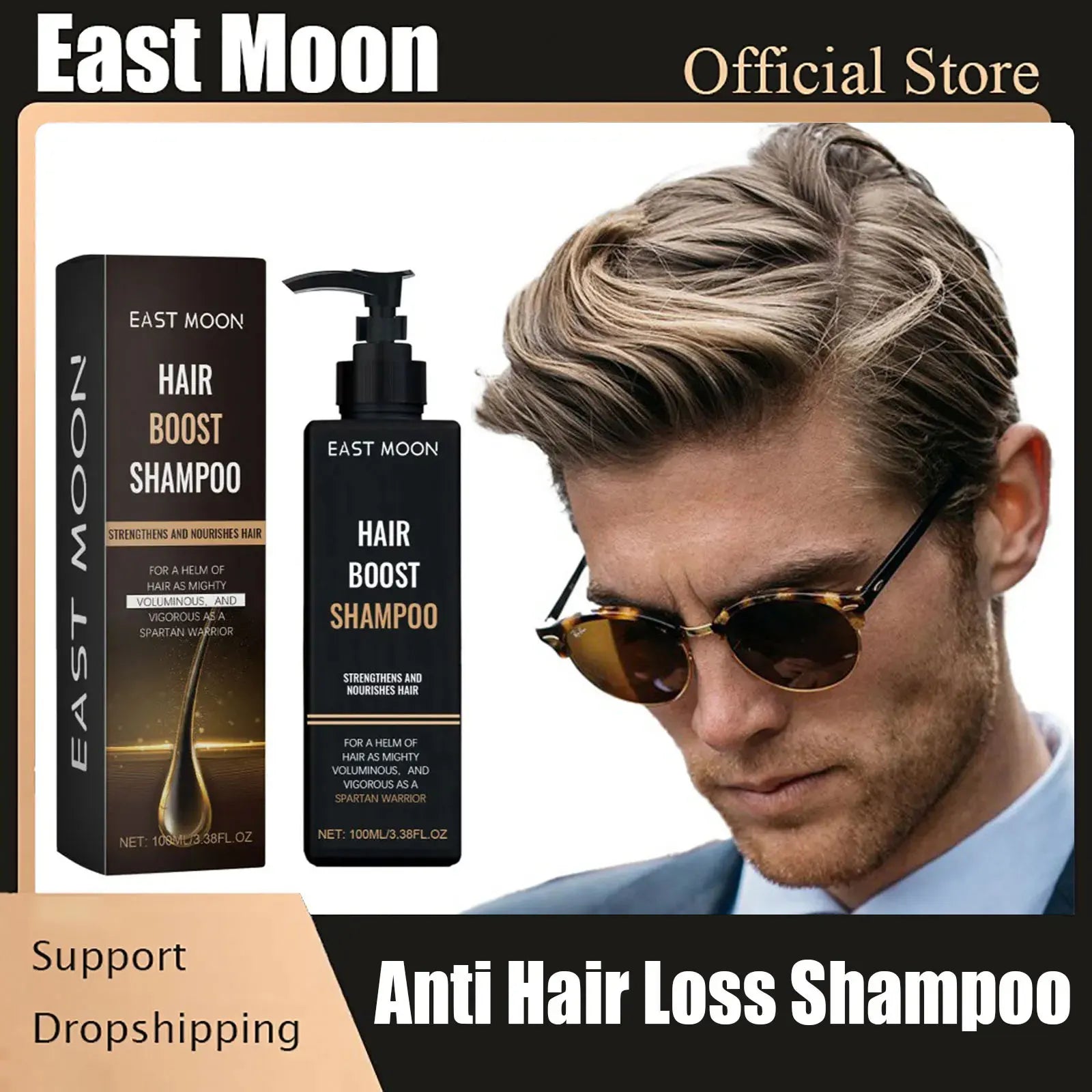 Anti Hair Loss Shampoo Fast Growing Repair Damaged Scalp Dry Frizzy Treatment Deep Nourishment Moisturizing Regrowth Conditioner - BlissFully