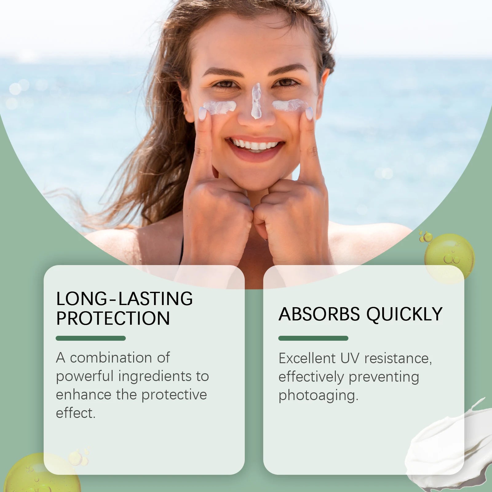 Sunscreen Spf 50 Anti UV Anti-Aging Shrinking Pores Refresh Oil Control Sweat Proof Water Moisturizing Sun Cream for Face Body