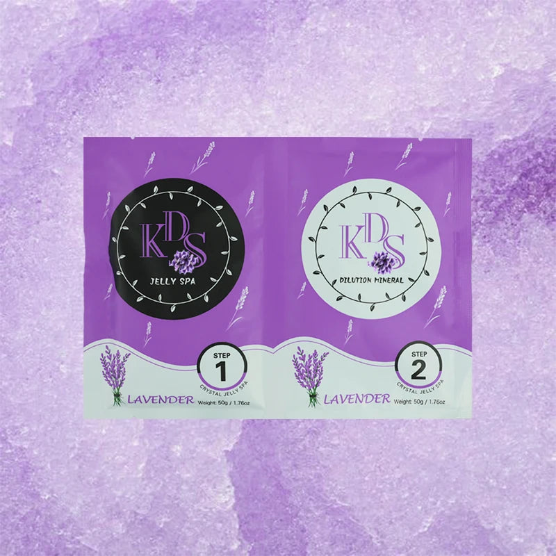 Rose Lavender Crystal Mud Foot Bath Salt Foot Bath Foot Therapy Foot Care Home Jelly Spa Exfoliation 100g