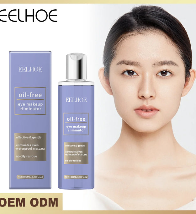 Eye Lip Makeup Remover Remove Stubborn Waterproof Eye Makeup Cleaning Refreshing Three In One Cleansing Makeup Remover Water