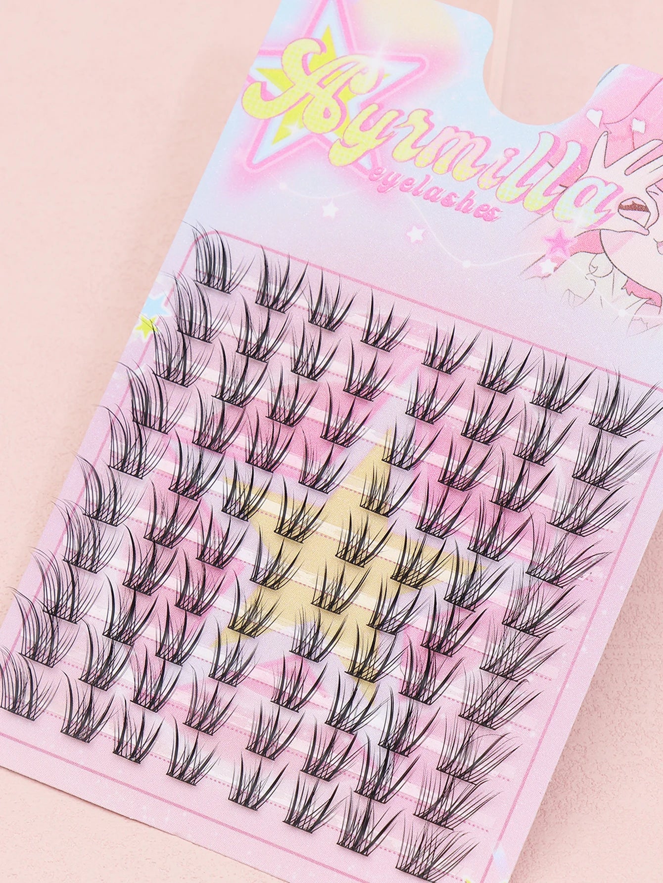 80 cluster Brown Fox Eye Tail False Eyelash wedding party and dates eyelashes  for daily makeup