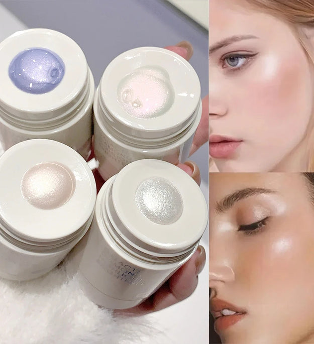 Galaxy Star Diamond Highlighter - Fine Glitter, Moisturizing & Water-Resistant, Perfect for All Skin Tones Creates a Radiant
