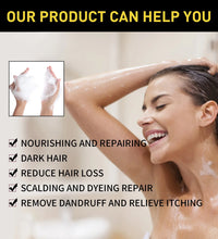 EELHOE 3-in-1 Hair Dye Shampoo to Darken Hair Cleaning Hair Color Shampoo Polygonum Multiflorum Growth of Hair Dye Shampoo 500ml - BlissFully