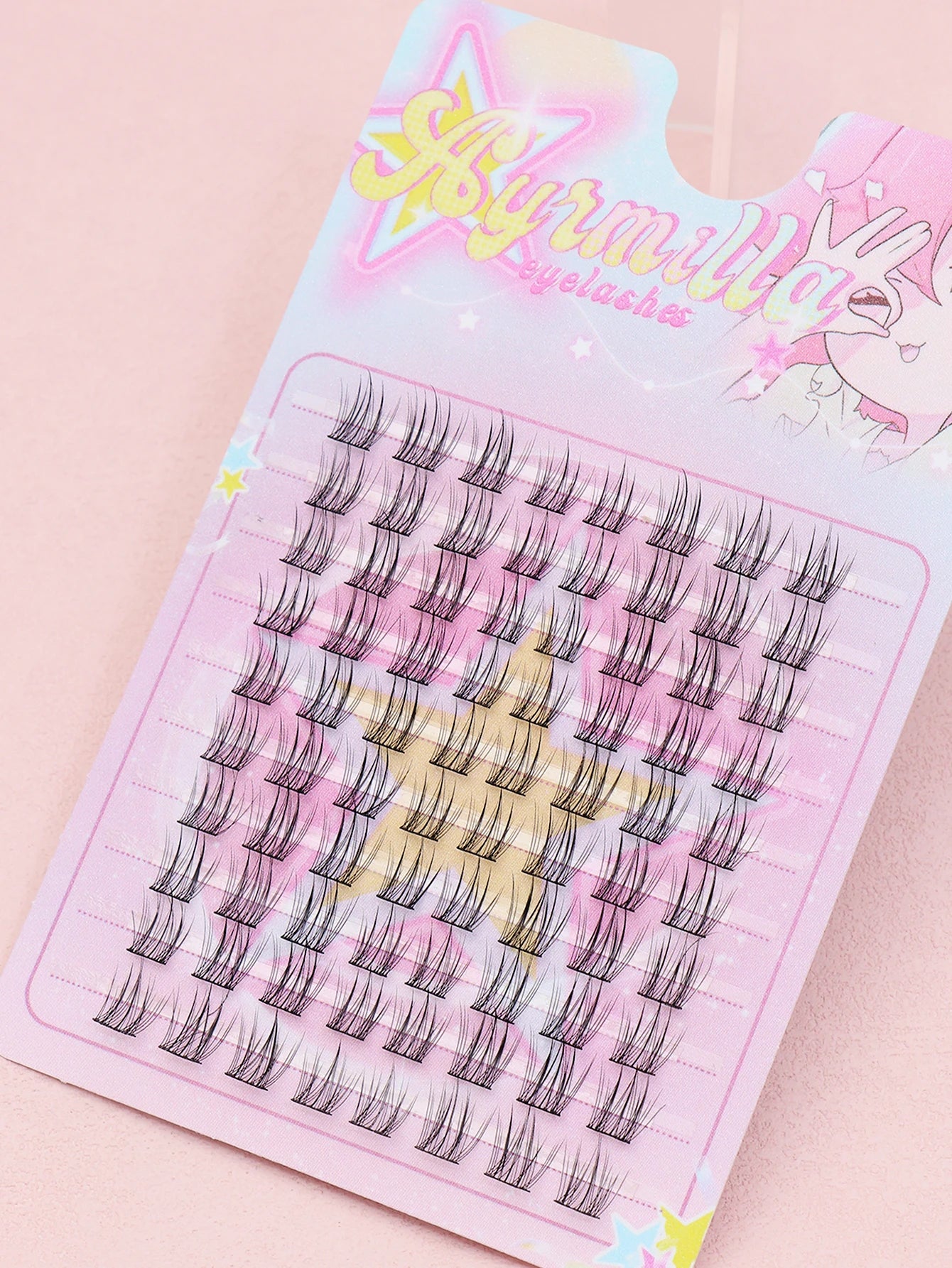 80 cluster Brown Fox Eye Tail False Eyelash wedding party and dates eyelashes  for daily makeup