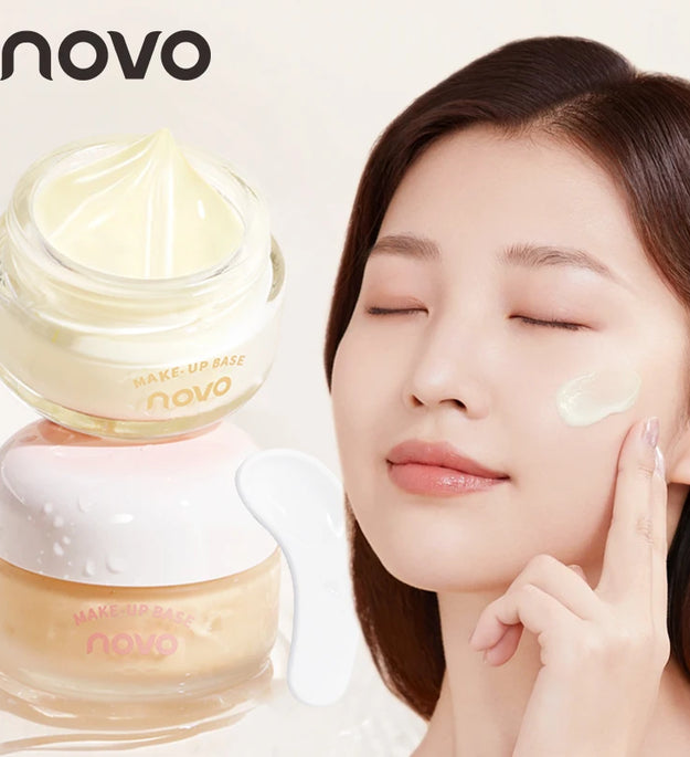 Hydrating Facial Primer Cream,Long-Lasting Smooth Base And Brightening, Non-Greasy,  Gentle & Oil Control Concealer