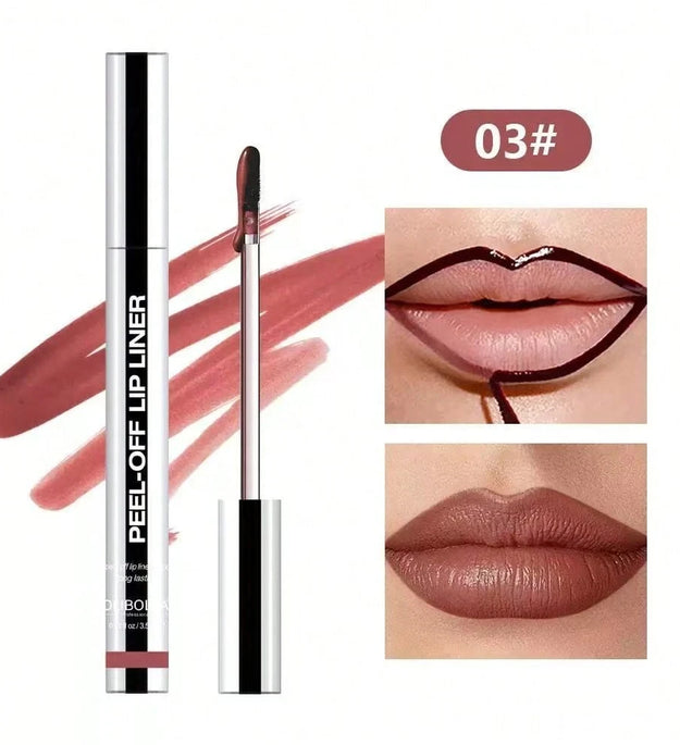 Waterproof Lip Liner Peel Off Tattoo Lipgloss Waterproof Long Lasting Matte Lip Contour Tear-off Lips Stain Cosmetics