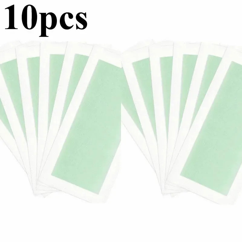 stick Professional Hair Removal Wax Strips for Summer Depilation Double Sided Cold Wax Paper for Leg Body Face Useful
