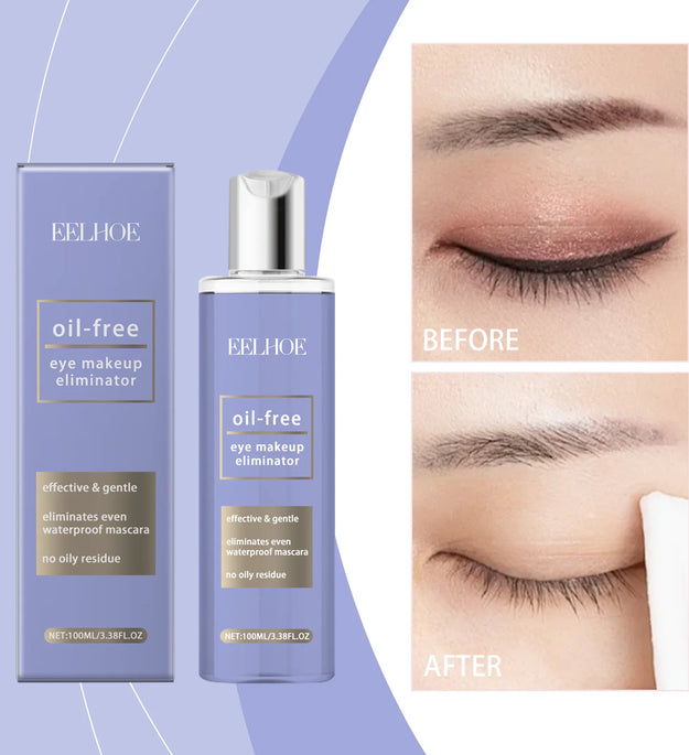 Eye Lip Makeup Remover Remove Stubborn Waterproof Eye Makeup Cleaning Refreshing Three In One Cleansing Makeup Remover Water