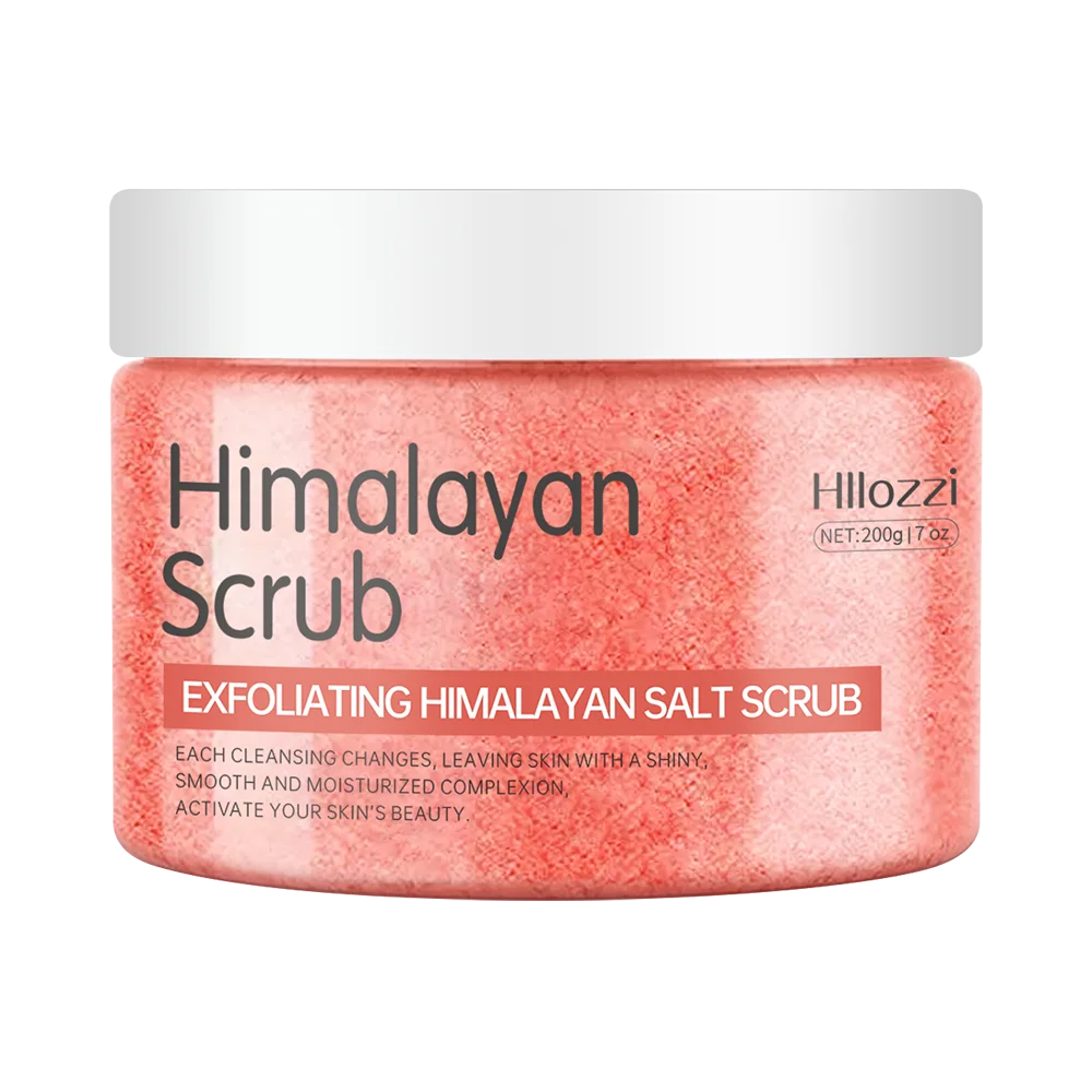 Himalayan salt scrub cleanses the skin, whitens, exfoliates, removes dead skin, and makes the skin smooth and elastic Bathing