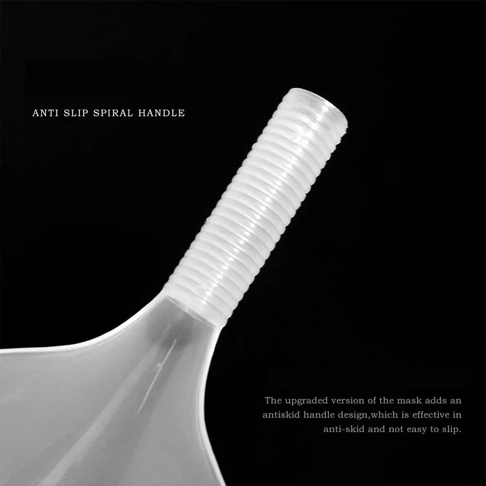 Barber Clear Plastic Hairspray Face Shield Hair Cut Pads Hair Salon Hairdressing Water Proof Spray Shields for Face Eyes Protect - BlissFully