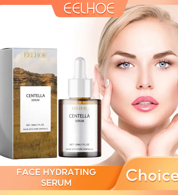 EELHOE Centella Asiatica Serum Tighten Skin Soothing Smooth Improve Dryness Deep Hydration Face Care Moisturizing Facial Serum