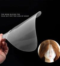 Barber Clear Plastic Hairspray Face Shield Hair Cut Pads Hair Salon Hairdressing Water Proof Spray Shields for Face Eyes Protect - BlissFully