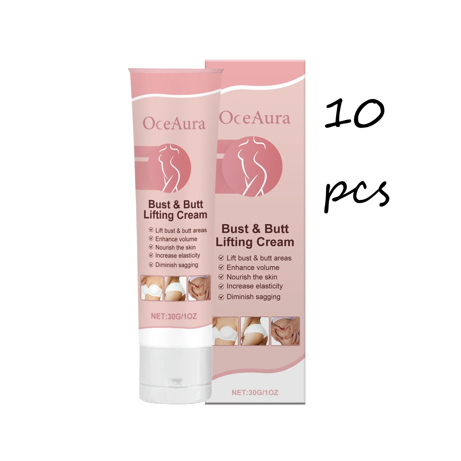 Oceaura Moisturizing Body Cream Breast and Butt Care Firming Lifting Smoothing Skin Non-sticky Shaping Body Tightening Cream