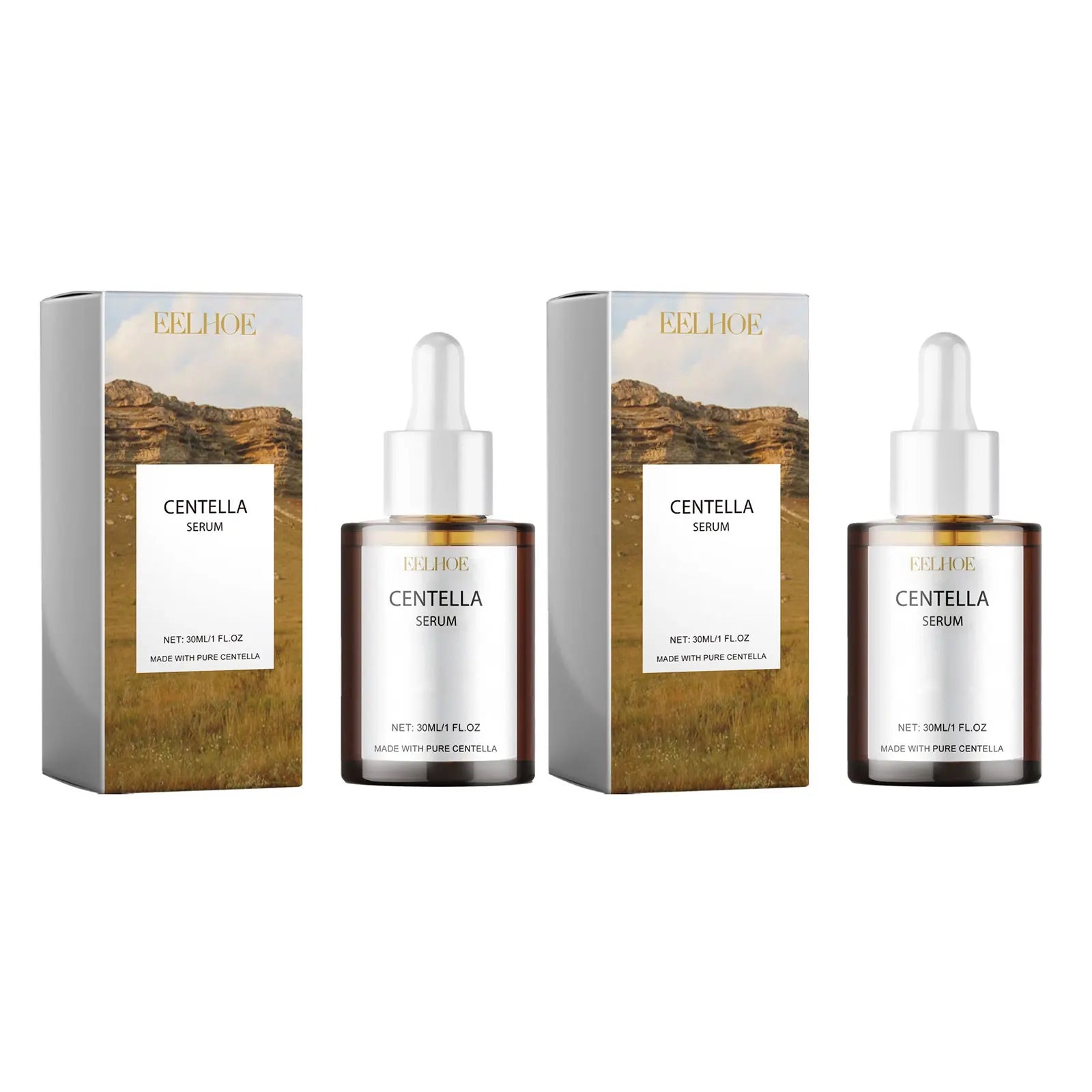 EELHOE Centella Asiatica Serum Tighten Skin Soothing Smooth Improve Dryness Deep Hydration Face Care Moisturizing Facial Serum