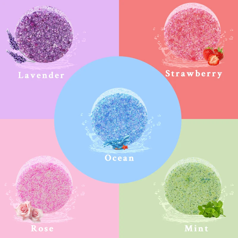 180/40pcs instant foot bath effervescent tablets essential oil bath salt spa foot care exfoliating soothing skin moisturizing