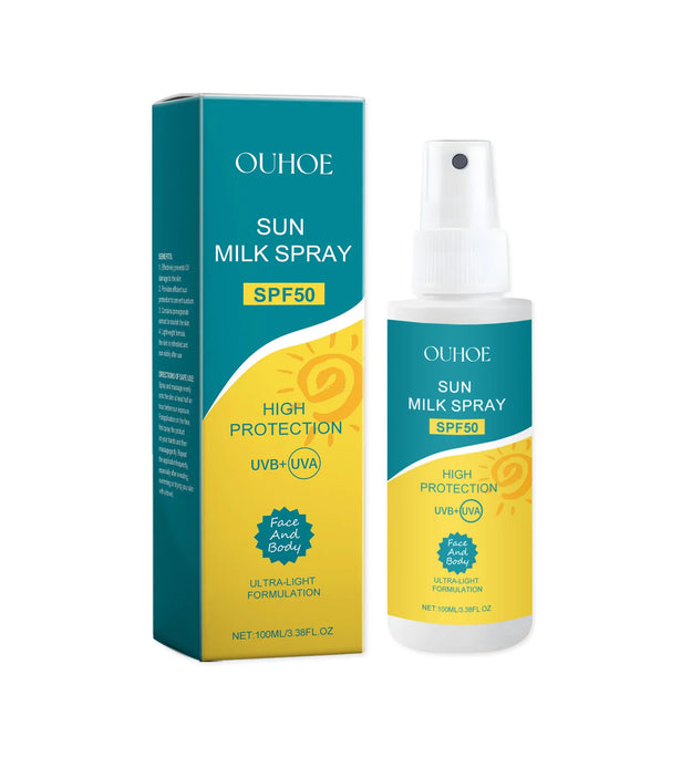 Anti UV Sunscreen Spray Prevent Sunburn High Isolation Waterproof Sweat Proof Fast Absorbe Moisturizing Protection for Skin Care