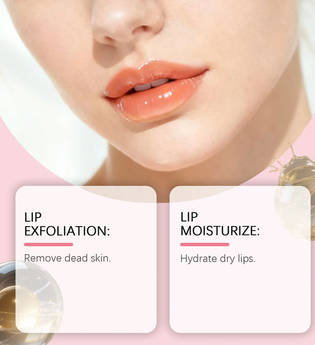 EELHOE Strawberry Lip Scrub to Remove Dark Lips Dead Skin Remover Lip Exfoliator Smooth Skin Care Moisturizing Lip Balm Scrub