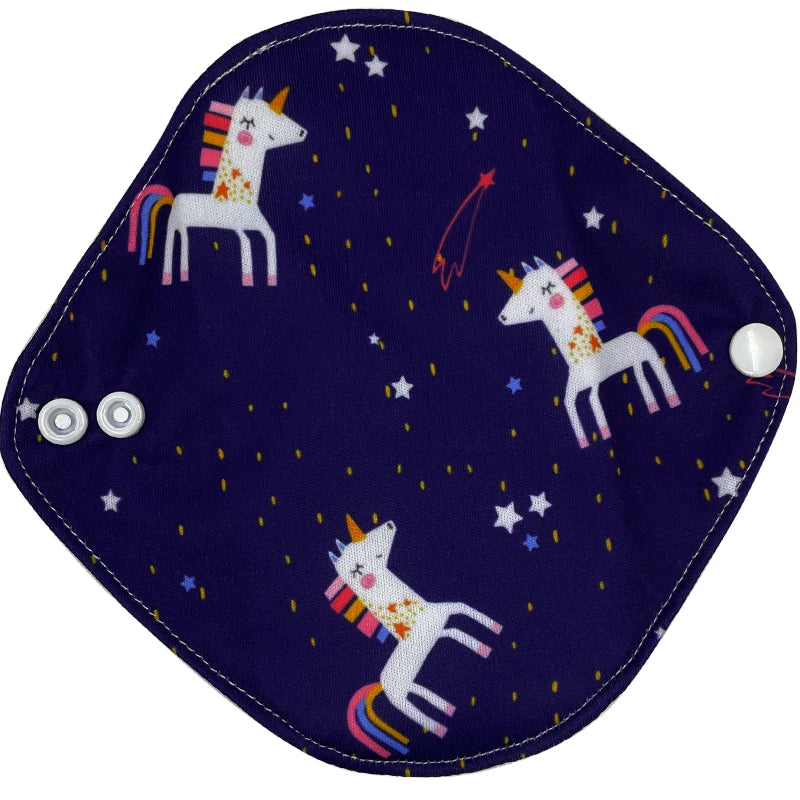 LECY ECO LIFE Reusable Menstrual Cloth Sanitary Pads for women monthly Waterproof 17*17cm, Bamboo Panty Liners Daily pads 1pc