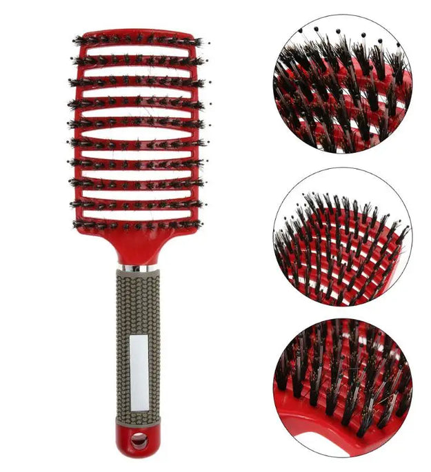 Kids' Hair Scalp Massage Brush Girls' Detangling Hairbrush Nylon Bristles for Wet Curly Hair Ideal Styling Tool Salon Home Use