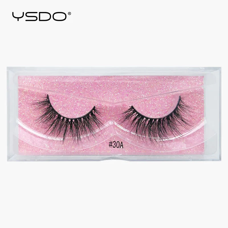 YSDO 1 pair 3D Mink Lashes Cruelty free Eyelashes Makeup maquillaje False Eyelashes Fluffy Fake Lashes Thick Faux Cils Maquiagem