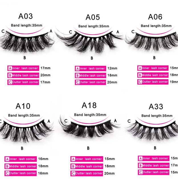 Eyelashes 5/10/16 Pairs 3D Faux Mink Lashes Natural False Eyelashes Reusable Dramatic Volume Lashes Makeup Eyelash Extension