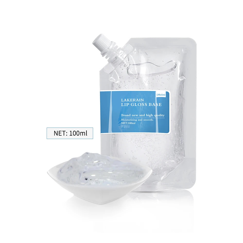 Wholesale DIY Lip Gloss Base Oil Moisturizing Clear Lip Gloss Raw Material Gel Lip Gloss Business Liquid Lipstick 25/50/100/200