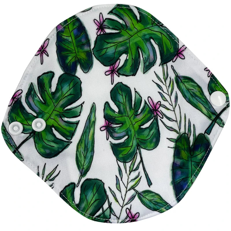 LECY ECO LIFE Reusable Menstrual Cloth Sanitary Pads for women monthly Waterproof 17*17cm, Bamboo Panty Liners Daily pads 1pc