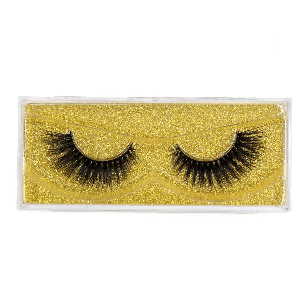FOXESJI Lashes 3D Mink Eyelashes Popular Natural long Fluffy Dramatic Eyelash Extension Makeup Eye Lashes Full False Eyelashes