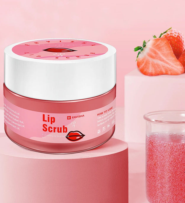 ENVISHA Sugar Lip Scrub Cream Moisturizing Exfoliating Face Skin Care Nourish Anti-drying Organic Mint Lip Care Smooth Beauty