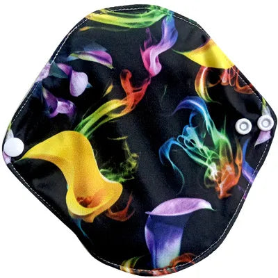 LECY ECO LIFE Reusable Menstrual Cloth Sanitary Pads for women monthly Waterproof 17*17cm, Bamboo Panty Liners Daily pads 1pc