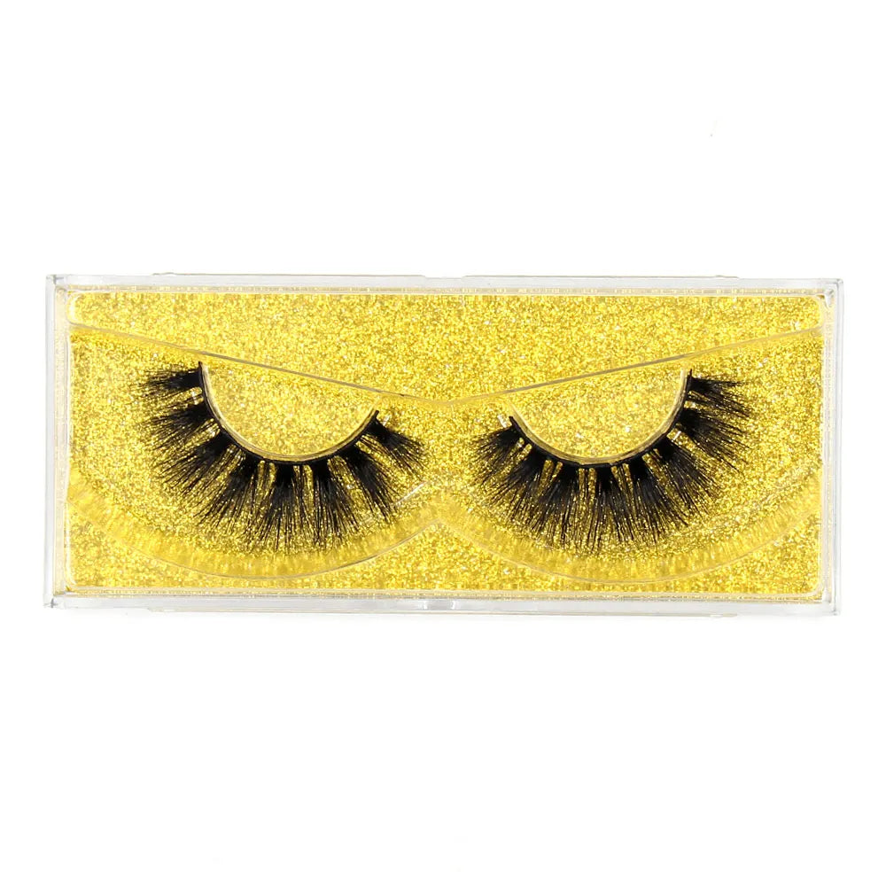 FOXESJI Lashes 3D Mink Eyelashes Popular Natural long Fluffy Dramatic Eyelash Extension Makeup Eye Lashes Full False Eyelashes