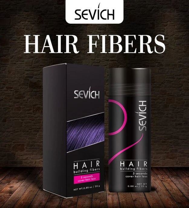Sevich Hair Building Fiber Applicator Spray Instant Salon Hair Treatment Keratin Powders Hair Regrowth Fiber Thickening 10 color
