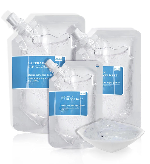 Wholesale DIY Lip Gloss Base Oil Moisturizing Clear Lip Gloss Raw Material Gel Lip Gloss Business Liquid Lipstick 25/50/100/200