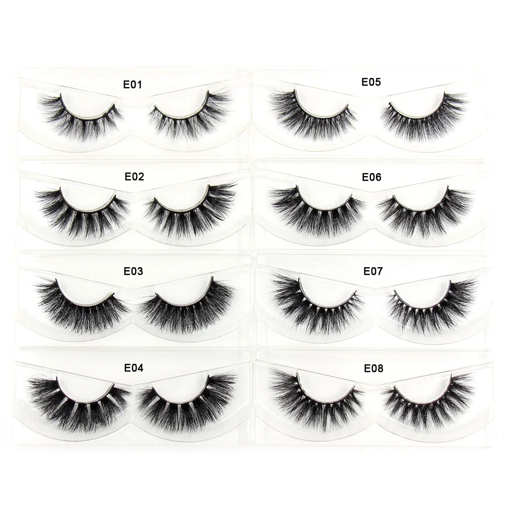 AMAOLASH Eyelashes Mink Eyelashes Thick Natural Long False Eyelashes 3D Mink Lashes High Volume Soft Dramatic Eye Lashes Makeup