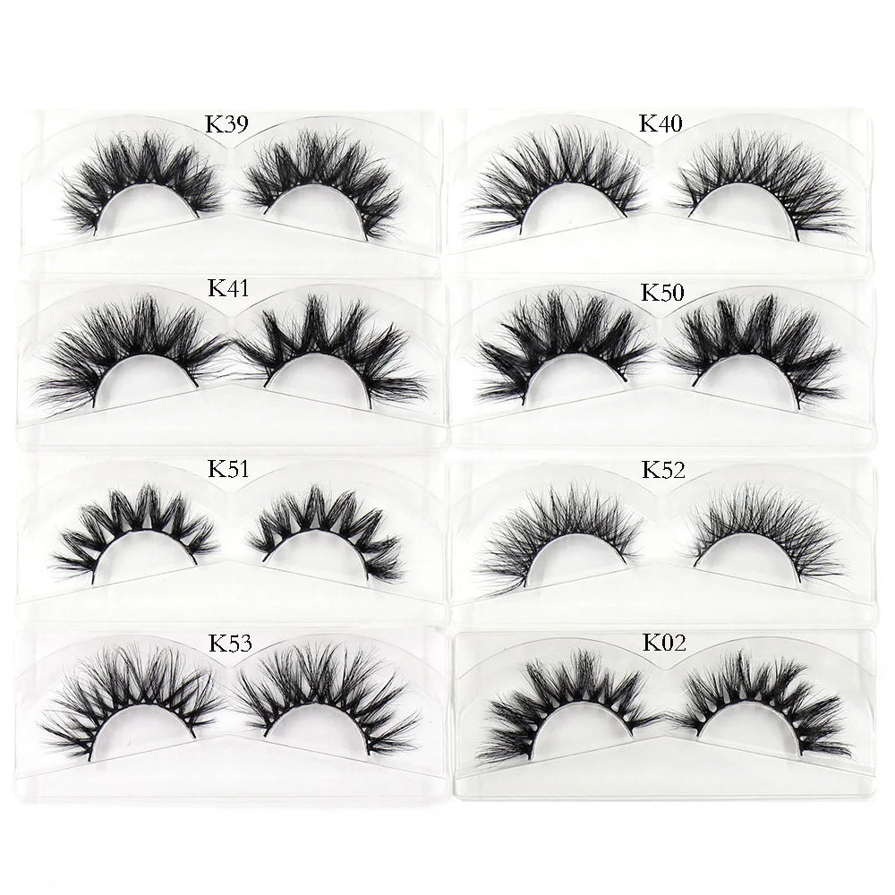 AMAOLASH Eyelashes Mink Eyelashes Thick Natural Long False Eyelashes 3D Mink Lashes High Volume Soft Dramatic Eye Lashes Makeup