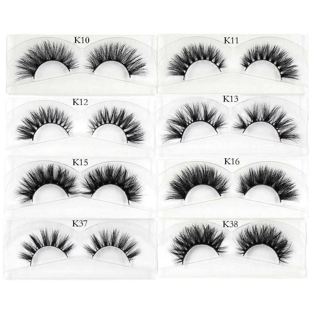 AMAOLASH Eyelashes Mink Eyelashes Thick Natural Long False Eyelashes 3D Mink Lashes High Volume Soft Dramatic Eye Lashes Makeup