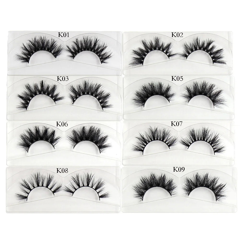 AMAOLASH Eyelashes Mink Eyelashes Thick Natural Long False Eyelashes 3D Mink Lashes High Volume Soft Dramatic Eye Lashes Makeup