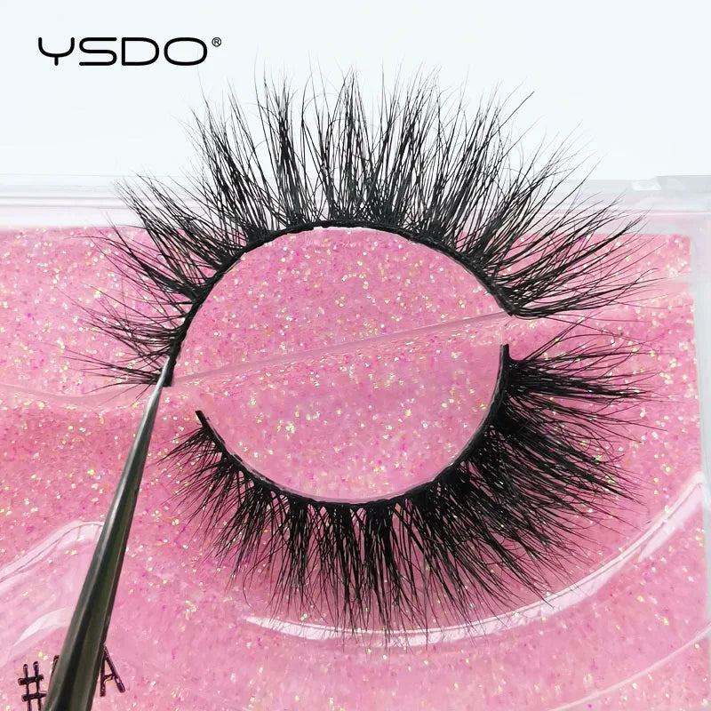 YSDO 1 pair 3D Mink Lashes Cruelty free Eyelashes Makeup maquillaje False Eyelashes Fluffy Fake Lashes Thick Faux Cils Maquiagem