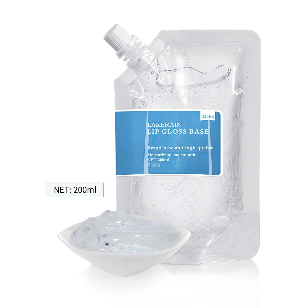 Wholesale DIY Lip Gloss Base Oil Moisturizing Clear Lip Gloss Raw Material Gel Lip Gloss Business Liquid Lipstick 25/50/100/200