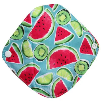 LECY ECO LIFE Reusable Menstrual Cloth Sanitary Pads for women monthly Waterproof 17*17cm, Bamboo Panty Liners Daily pads 1pc