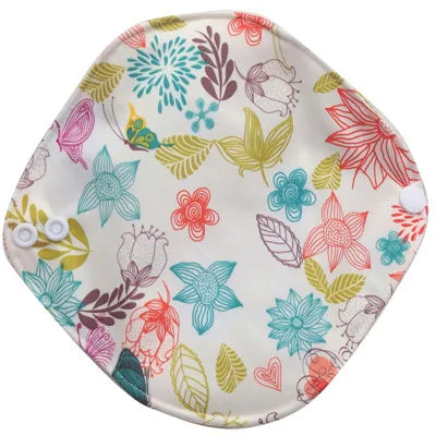 LECY ECO LIFE Reusable Menstrual Cloth Sanitary Pads for women monthly Waterproof 17*17cm, Bamboo Panty Liners Daily pads 1pc