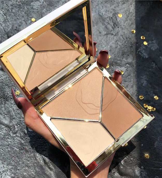 NEW 3D Bronzer Highlighter For Face Makeup Stick Cream Texture Contour iluminador Makeup Highlighter Bronzer