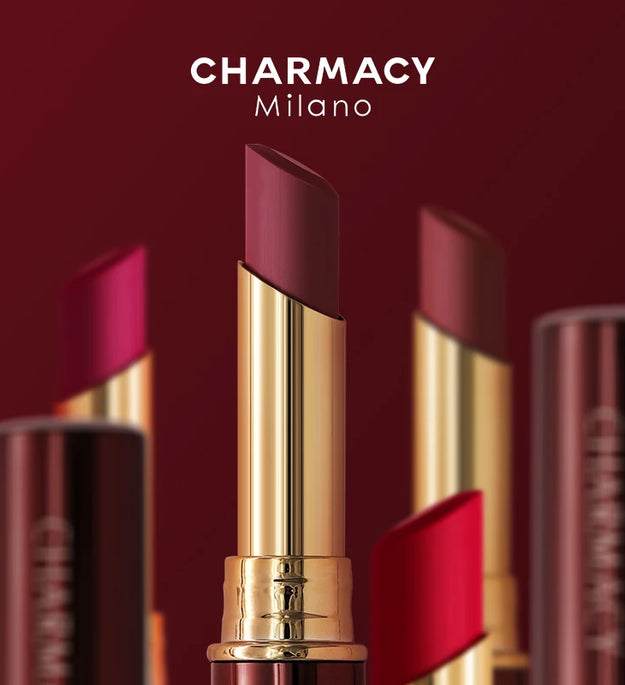 CHARMACY 16 Colors Waterproof Velvet Lipstick Easy To Wear Longstay Lip Stick Long-Lasting Matte Lip Makeup Cosmetic