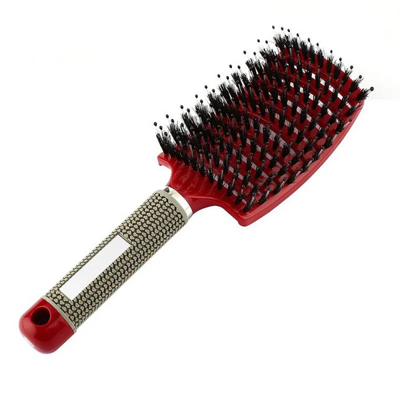 Kids' Hair Scalp Massage Brush Girls' Detangling Hairbrush Nylon Bristles for Wet Curly Hair Ideal Styling Tool Salon Home Use