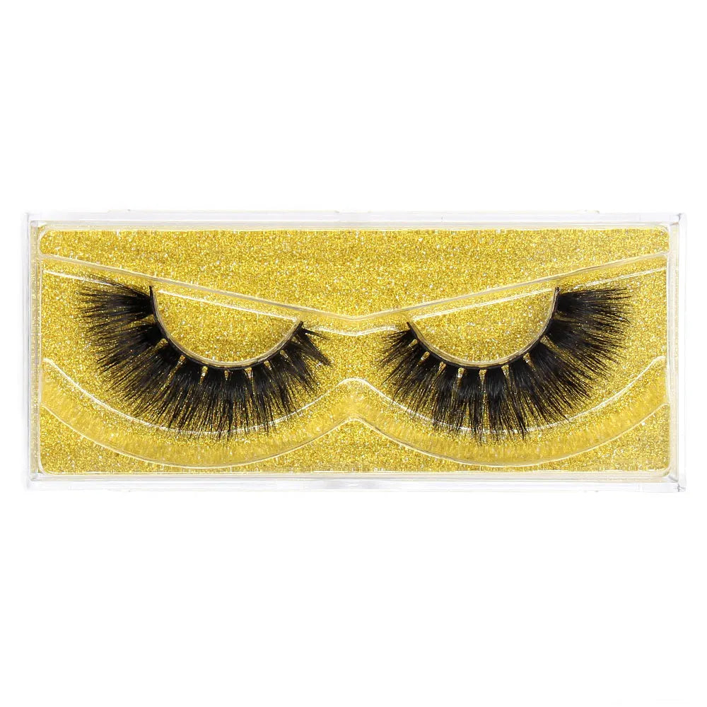 FOXESJI Lashes 3D Mink Eyelashes Popular Natural long Fluffy Dramatic Eyelash Extension Makeup Eye Lashes Full False Eyelashes