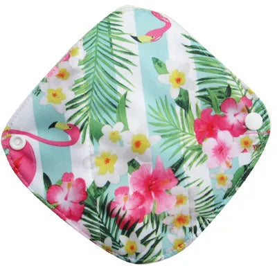 LECY ECO LIFE Reusable Menstrual Cloth Sanitary Pads for women monthly Waterproof 17*17cm, Bamboo Panty Liners Daily pads 1pc