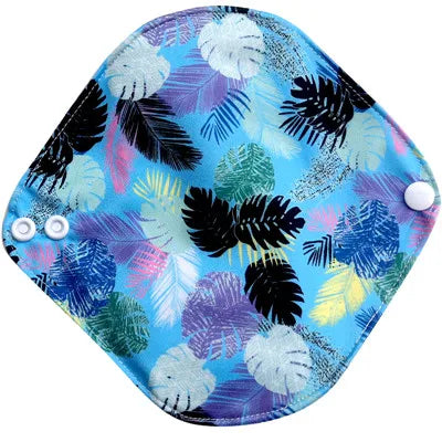 LECY ECO LIFE Reusable Menstrual Cloth Sanitary Pads for women monthly Waterproof 17*17cm, Bamboo Panty Liners Daily pads 1pc