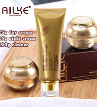 AILKE 24K Collagen Facial Whitening Set, Reduce Black Spots, Freckles, Brightening, Moisturizing Beauty Set For All Skin Types - BlissFully