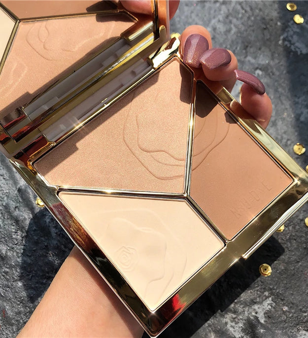 NEW 3D Bronzer Highlighter For Face Makeup Stick Cream Texture Contour iluminador Makeup Highlighter Bronzer