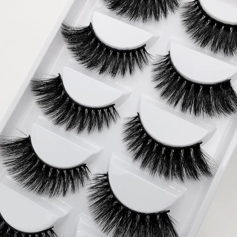 YSDO 3/5 Pairs 3D Mink EyeLashes Natural Hair False EyeLashes Long 100% Dramatic Eye MakeupFake Lashes Fluffy Cilios Lashes G803